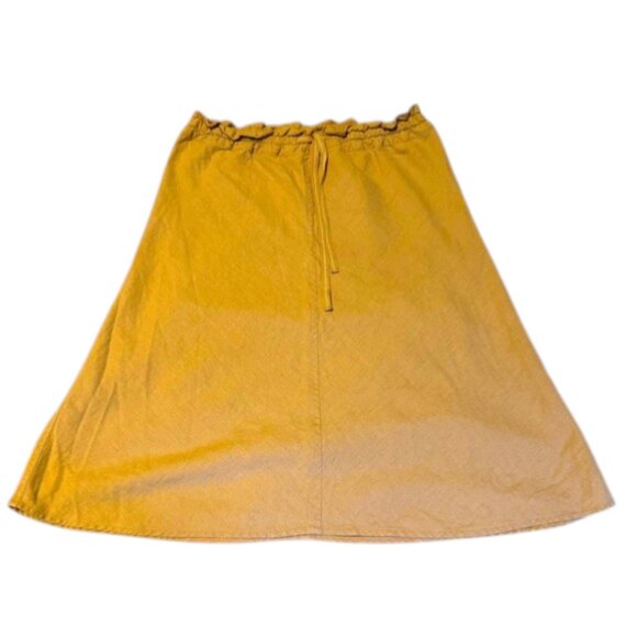 H&M Dresses & Skirts - H&M Y2K Linen Blend Tie Skirt M